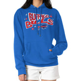 Buffalo Bills Starter Women's Fireworks Fleece Pullover Hoodie - Royal for sale