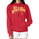 Tampa Bay Buccaneers Starter Women's Fireworks Fleece Pullover Hoodie - Red cheap