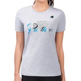 Carolina Panthers G-III 4Her by Carl Banks Women's Super-Slim Fit Lightweight Shadow Logo T-Shirt - Gray discount