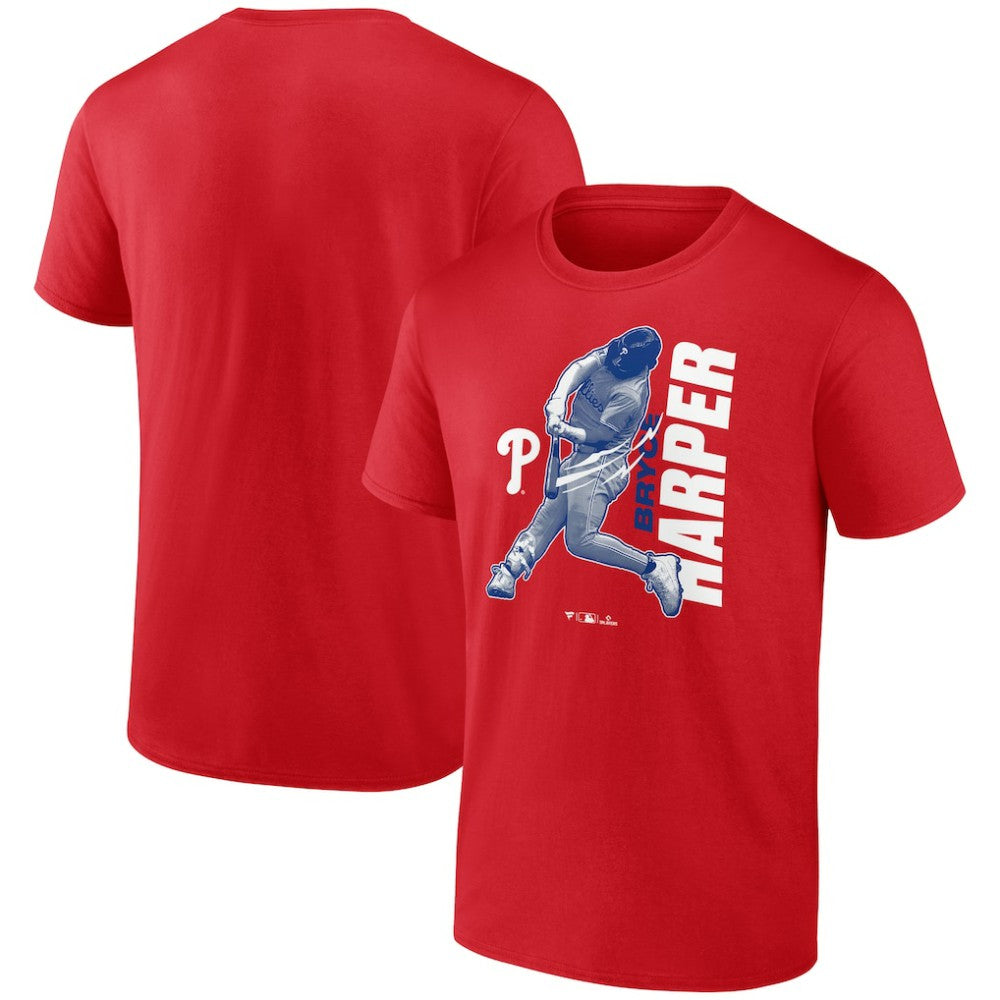 Bryce Harper Philadelphia Phillies Player Graphic T-Shirt - Red