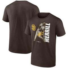 Jackson Merrill San Diego Padres Player Graphic T-Shirt - Brown
