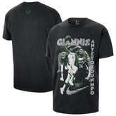 Giannis Antetokounmpo Milwaukee Bucks Unisex Athlete T-Shirt - Black | Nike cheap