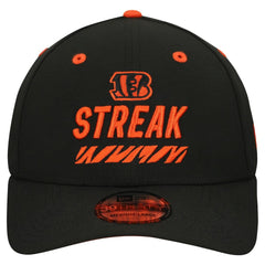 Cincinnati Bengals New Era STREAK Season Ticket Member 39THIRTY Flex Hat - Black sale