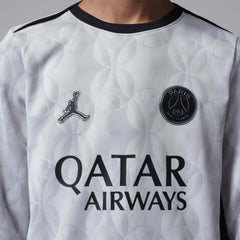 Paris Saint-Germain Jordan Brand Youth Long Sleeve Pre-Match Dri-FIT Top - Gray | Jordan on sale