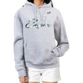 Philadelphia Eagles G-III 4Her by Carl Banks Women's Shadow Logo Fleece Pullover Hoodie - Gray sale