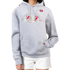 San Francisco 49ers G-III 4Her by Carl Banks Women's Shadow Logo Fleece Pullover Hoodie - Gray outlet