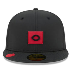 Cincinnati Reds 2026 Clubhouse 59FIFTY Fitted Hat - Black | New Era
