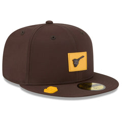 San Diego Padres 2026 Clubhouse Alternate 59FIFTY Fitted Hat - Brown | New Era
