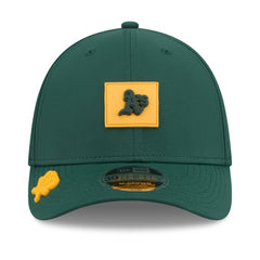 Athletics 2026 Clubhouse M-Crown 39THIRTY Flex Hat - Green | New Era