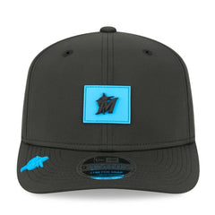 Miami Marlins 2026 Clubhouse 9SEVENTY Adjustable Hat - Black | New Era