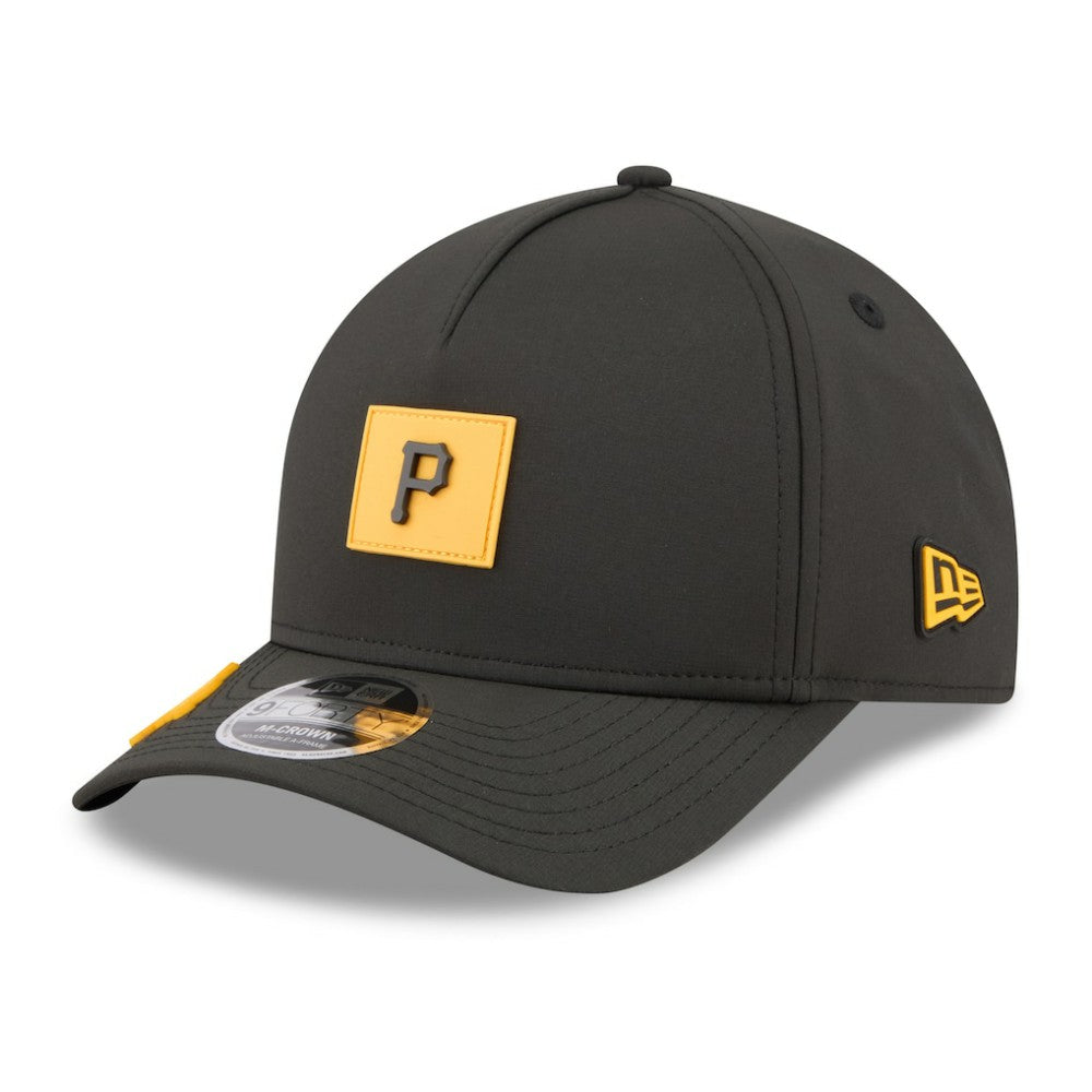 Pittsburgh Pirates 2026 Clubhouse 9FORTY A-Frame Adjustable Hat - Black | New Era
