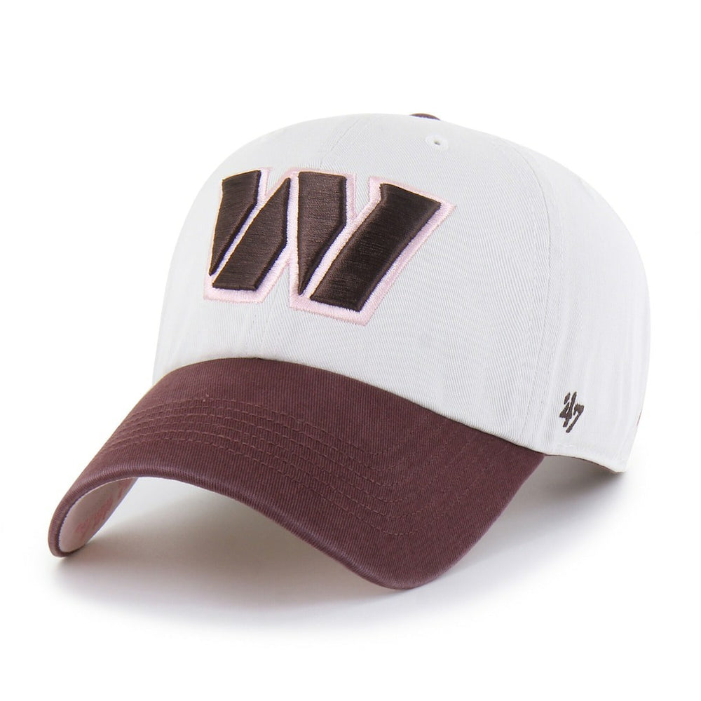 Washington Commanders '47 Unisex Love Letter Clean Up Adjustable Hat - Stone/Burgundy discount