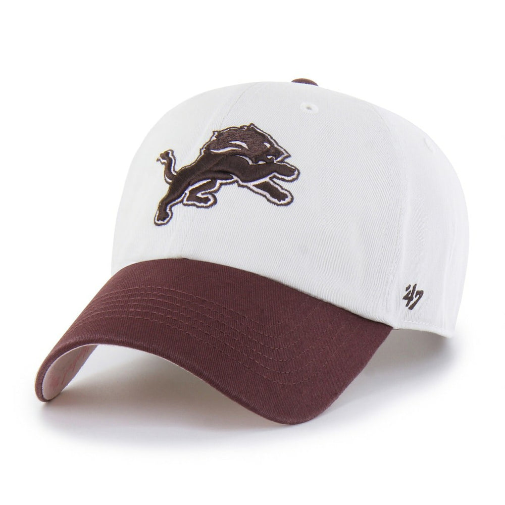 Detroit Lions '47 Unisex Love Letter Clean Up Adjustable Hat - Stone/Burgundy sale