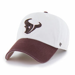 Houston Texans '47 Unisex Love Letter Clean Up Adjustable Hat - Stone/Burgundy for sale