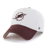 Miami Dolphins '47 Unisex Love Letter Clean Up Adjustable Hat - Stone/Burgundy cheap