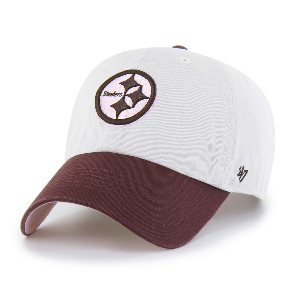 Pittsburgh Steelers '47 Unisex Love Letter Clean Up Adjustable Hat - Stone/Burgundy on sale