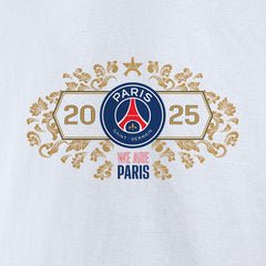 Paris Saint-Germain 2025 Champions League Winners Roster Jersey T-Shirt - White outlet