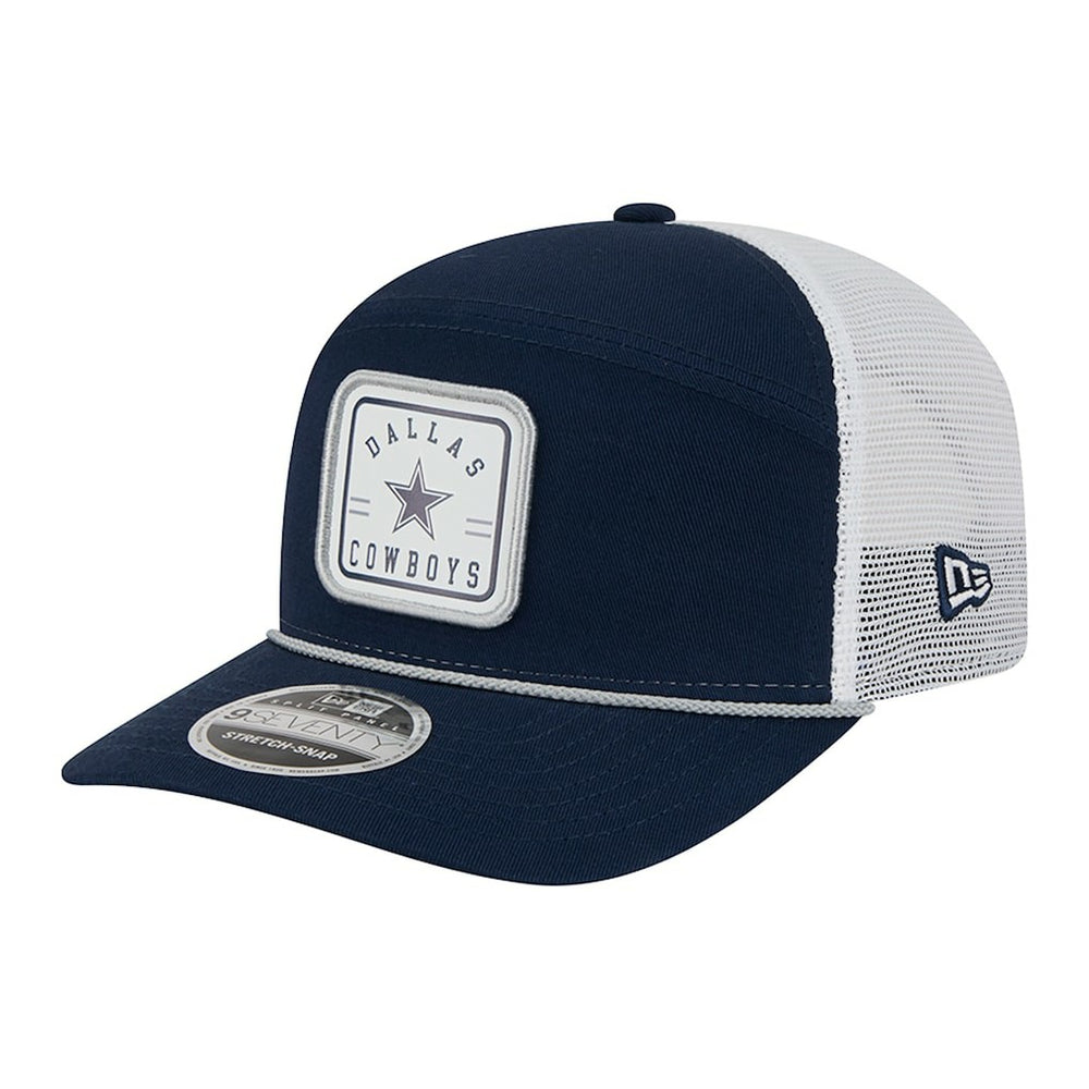 Dallas Cowboys New Era Quick Strike Split Panel 9SEVENTY Stretch-Snap Trucker Hat - Navy on sale