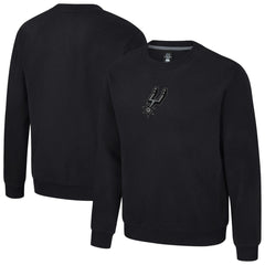 San Antonio Spurs Stadium Essentials Unisex Club Level Chenille Sweatshirt - Black cheap