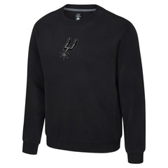 San Antonio Spurs Stadium Essentials Unisex Club Level Chenille Sweatshirt - Black cheap