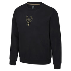 Milwaukee Bucks Stadium Essentials Unisex Club Level Chenille Sweatshirt - Black sale