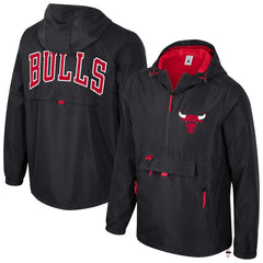 Chicago Bulls Stadium Essentials Unisex Compete Quarter-Zip Hoodie Jacket - Black on sale