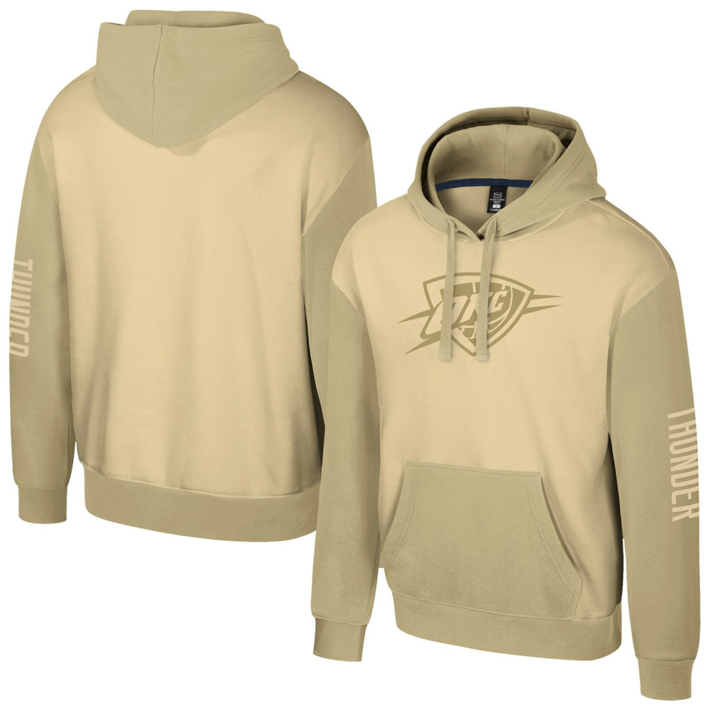 Oklahoma City Thunder Stadium Essentials Unisex Rafters Burst Hoodie - Khaki cheap