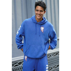 New York Mets Aviator Nation x MLB Unisex Relaxed Tri-Blend Hoodie - Royal