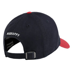 Atlanta Braves Madhappy x MLB Unisex Dad Adjustable Hat - Navy/Red