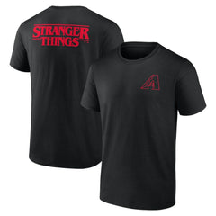 Arizona Diamondbacks Stranger Things Graphic T-Shirt - Black