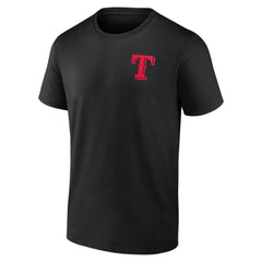 Texas Rangers Stranger Things Graphic T-Shirt - Black