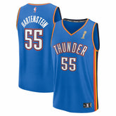 Isaiah Hartenstein Oklahoma City Thunder 2025 NBA Finals Champions Fast Break Replica Player Jersey - Blue - Icon Edition | Fanatics online