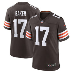 Jerome Baker Cleveland Browns Team Game Jersey - Brown | Nike on sale