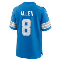 Kyle Allen Detroit Lions Team Game Jersey - Blue | Nike outlet