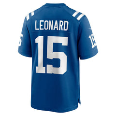 Riley Leonard Indianapolis Colts Team Game Jersey - Royal | Nike for sale