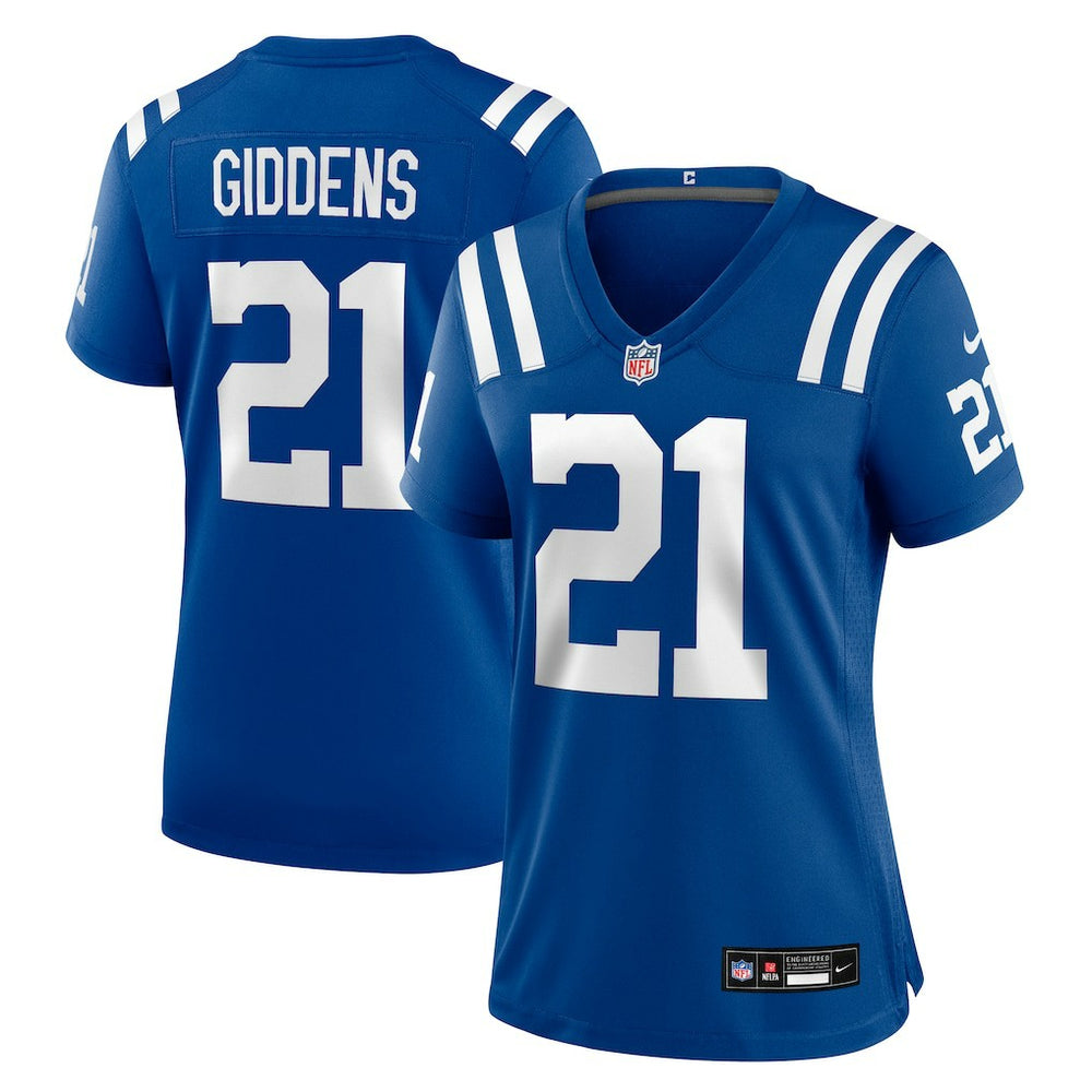 DJ Giddens Indianapolis Colts Women's Team Game Jersey - Royal | Nike for sale