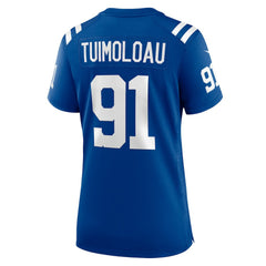 JT Tuimoloau Indianapolis Colts Women's Team Game Jersey - Royal | Nike cheap