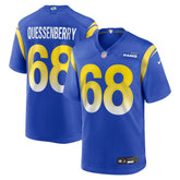 David Quessenberry Los Angeles Rams Team Game Jersey - Royal | Nike online