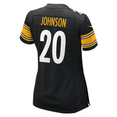 Kaleb Johnson Pittsburgh Steelers Women's Team Game Jersey - Black | Nike outlet