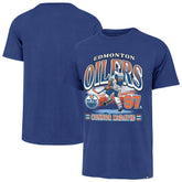 Connor McDavid Edmonton Oilers '47 Franklin Player Name & Number T-Shirt Royal