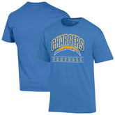 Los Angeles Chargers Champion Football T-Shirt - Powder Blue discount
