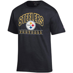 Pittsburgh Steelers Champion Football T-Shirt - Black outlet