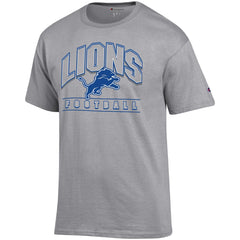 Detroit Lions Champion Football T-Shirt - Heather Gray discount