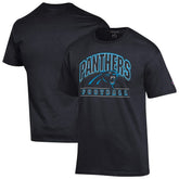Carolina Panthers Champion Football T-Shirt - Black discount