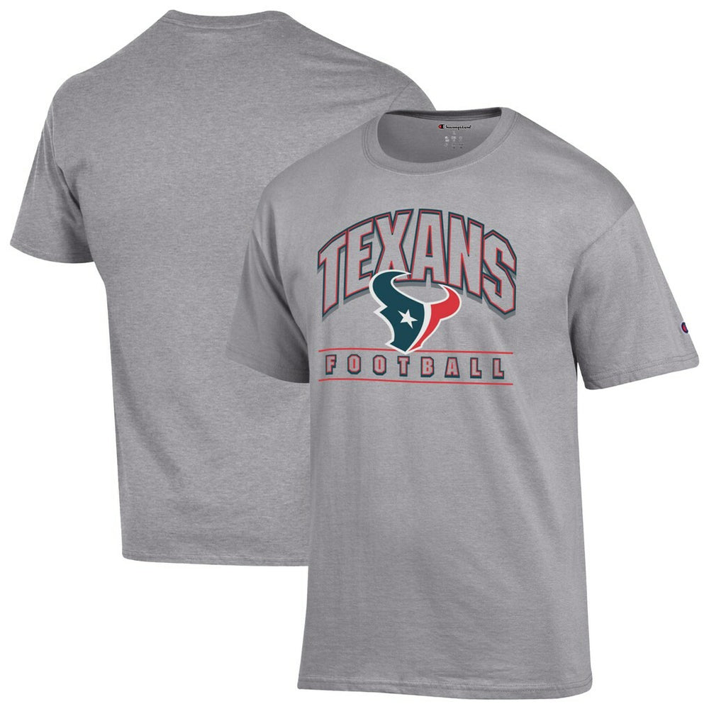 Houston Texans Champion Football T-Shirt - Heather Gray cheap