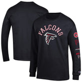 Atlanta Falcons Champion Seal Long Sleeve T-Shirt - Black for sale