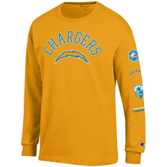 Los Angeles Chargers Champion Seal Long Sleeve T-Shirt - Gold outlet