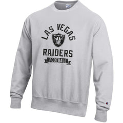 Las Vegas Raiders Champion Reverse Weave Fleece Pullover Sweatshirt - Heather Gray online