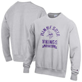 Minnesota Vikings Champion Reverse Weave Fleece Pullover Sweatshirt - Heather Gray sale