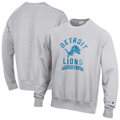 Detroit Lions Champion Reverse Weave Fleece Pullover Sweatshirt - Heather Gray cheap